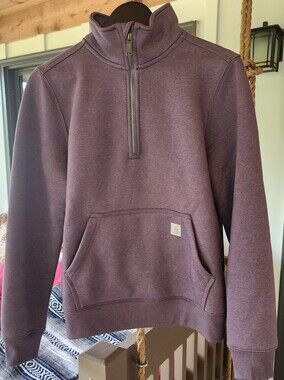 Womens Carhartt Half Zip Sweatshirt Super Cozy And Soft Size M